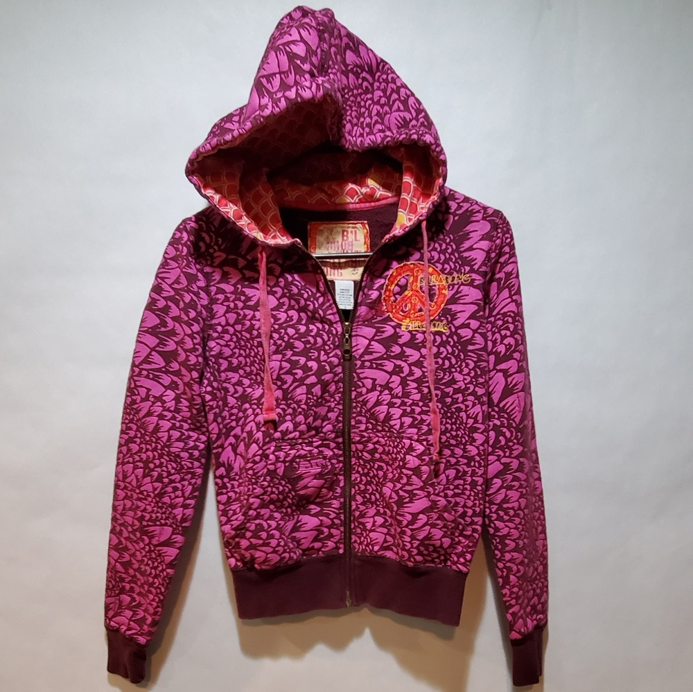 Billabong Peace Sign Zipper Hoodie